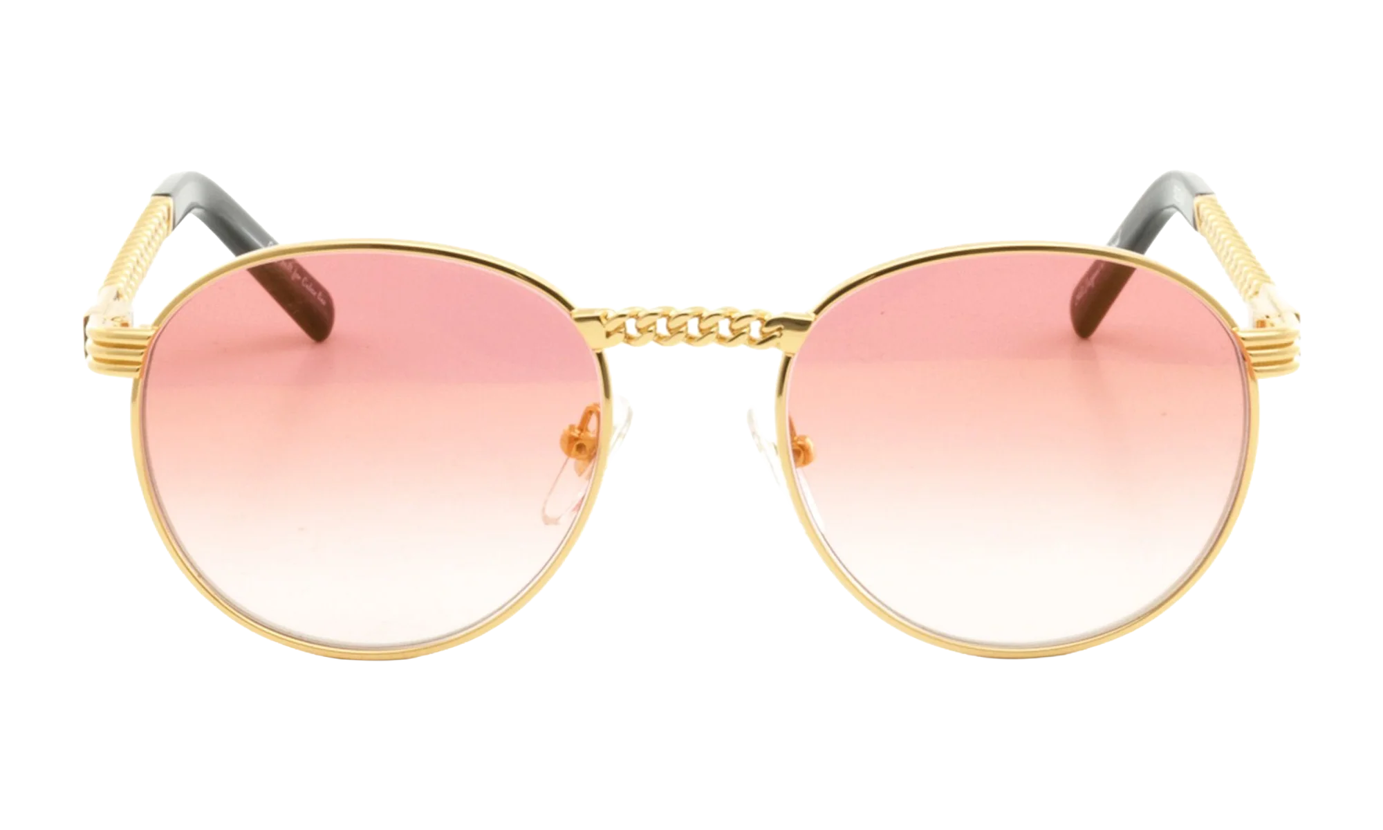 Miami Vice Cuban Link Edition 24KT "Yellow Gold / Candy Red Gradient Flash Gold" CLMV2 0002 16C7