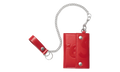 Leather Chain Wallet "SS25 - Red" SU27225