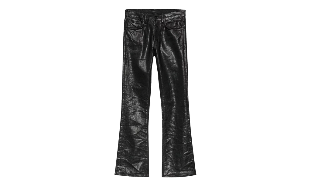 Coated Flare Jeans "Black" P004 CFDB324