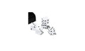 Leather Dice Set "FW25 Black" SU26203