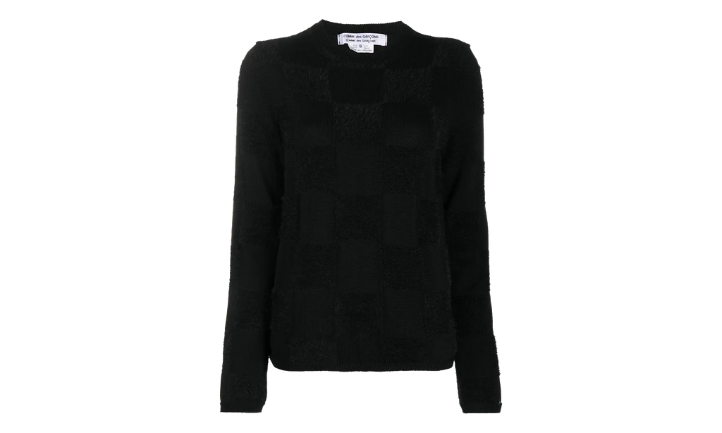 Solid Color Fringe Sweater WMNS "Black" GP N015 051 BLAC