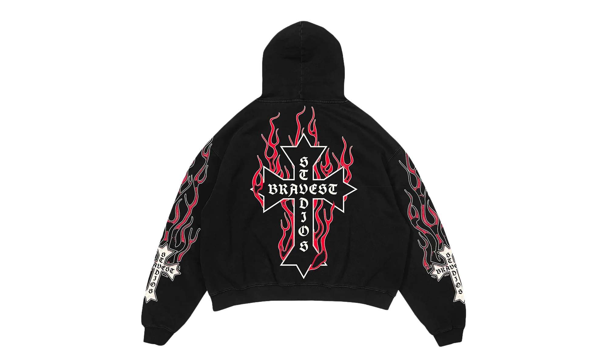 Flames Sweatsuit "Red" BS114