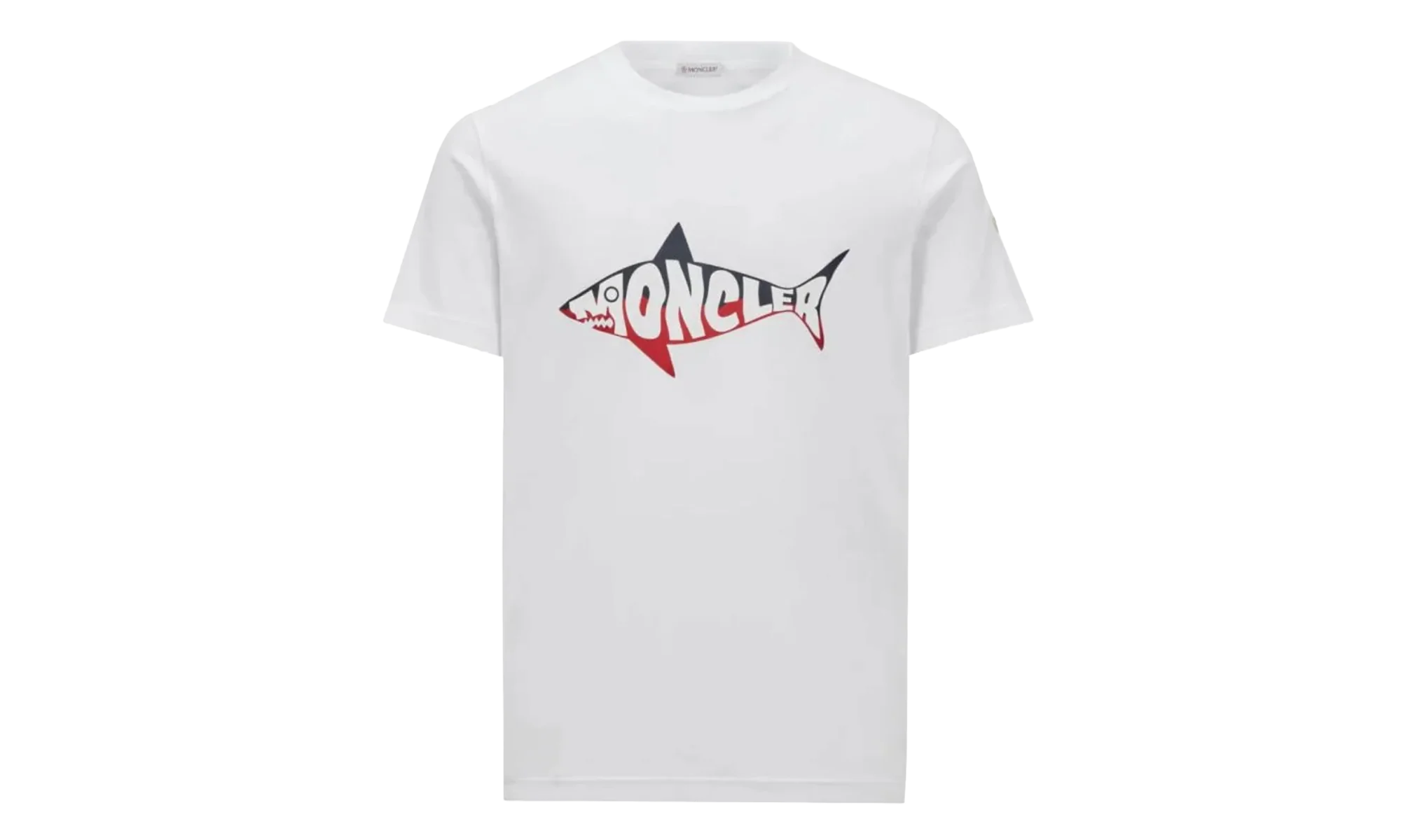 Shark Print T-Shirt "White" MON20