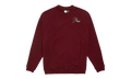 Embroidered Crewneck "Burgundy" PF22SW01012800