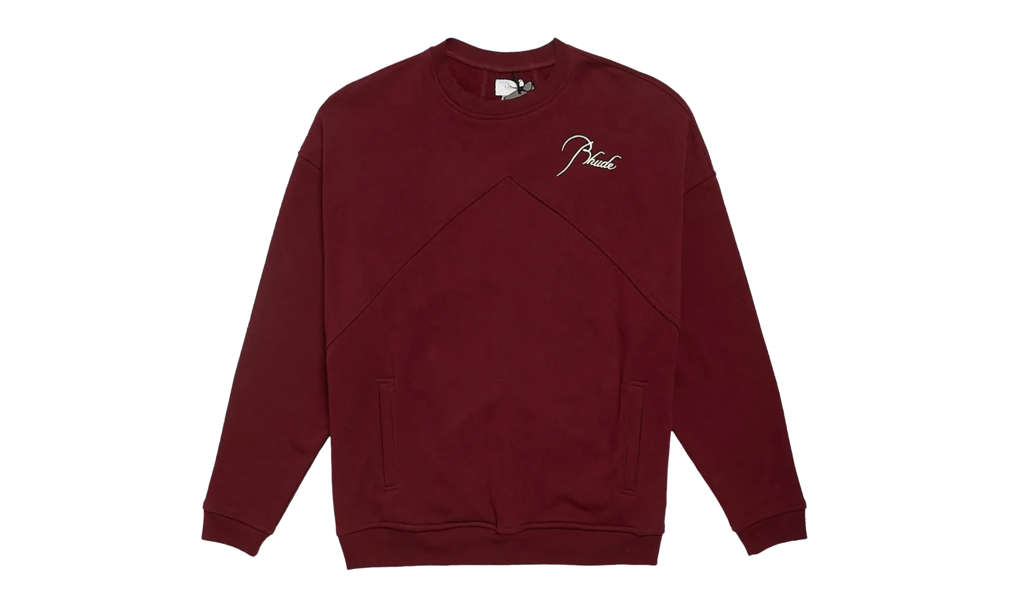 Embroidered Crewneck "Burgundy" PF22SW01012800
