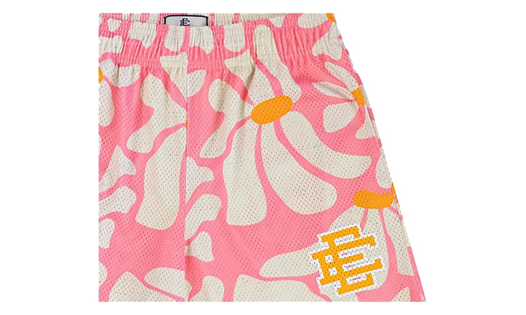 EE BASIC SHORT "SS24 - Pink Daisies/Yellow" EE783