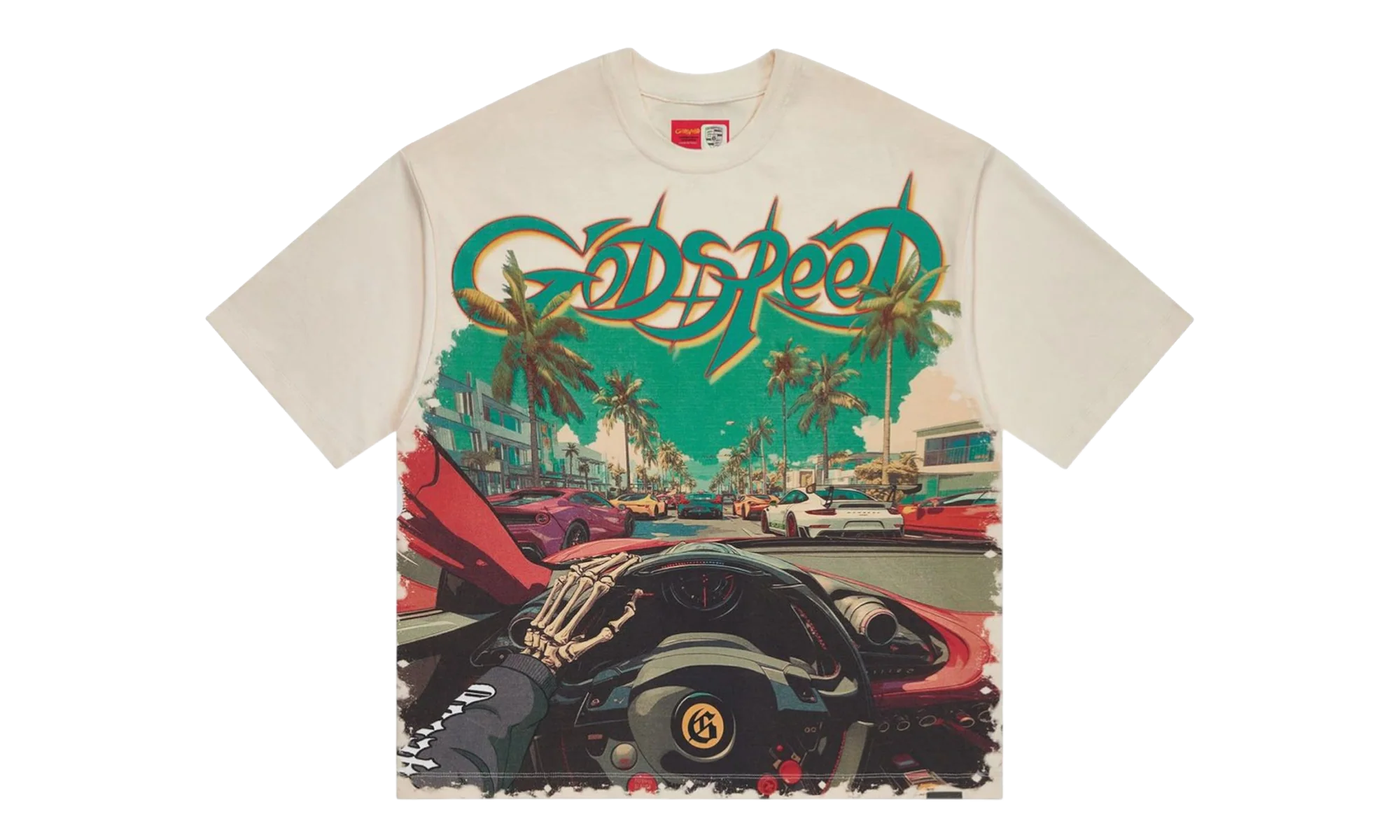 Power Steering T-Shirt "Bone" GS076