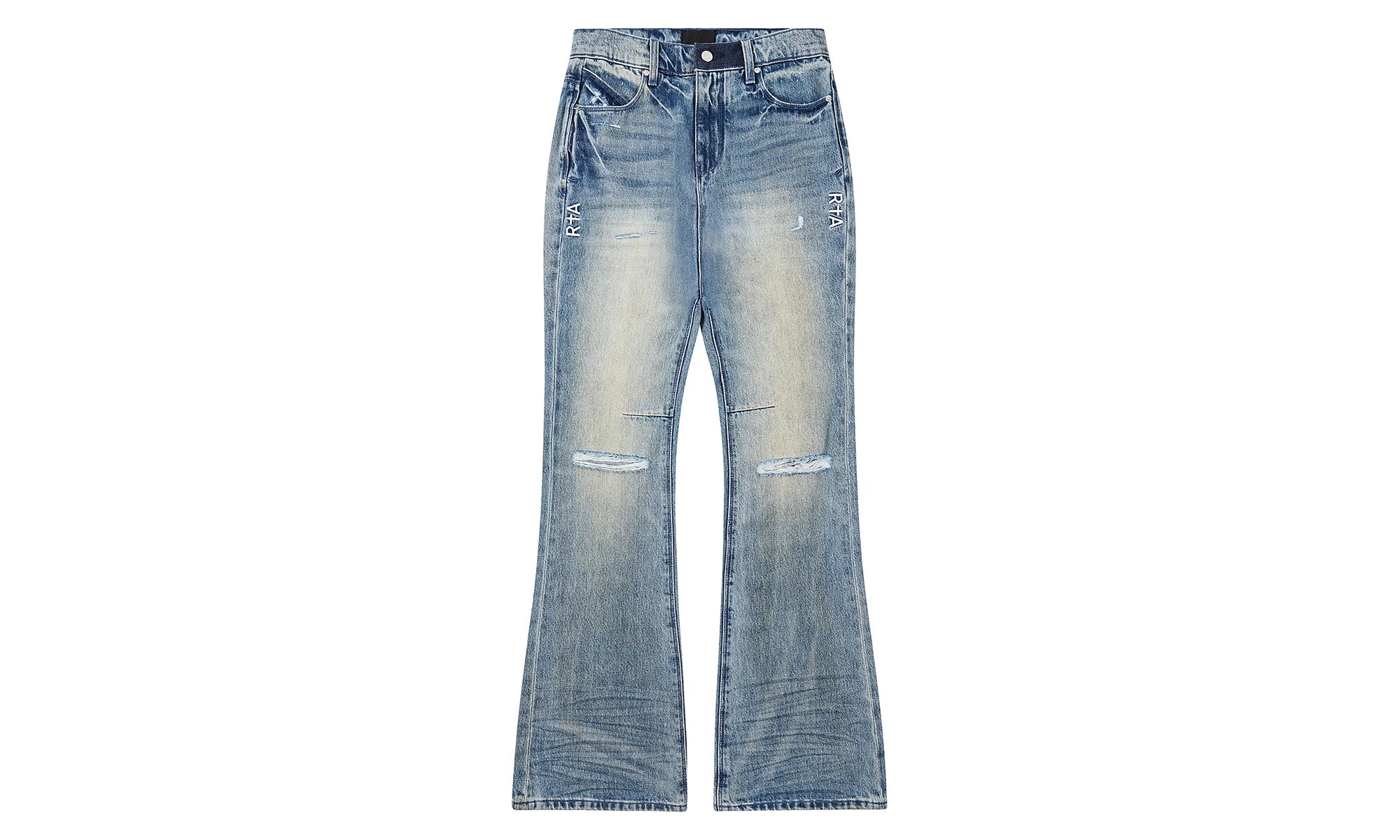 Mael Flared Muddy Sky Denim "Blue" B2234MDSKY