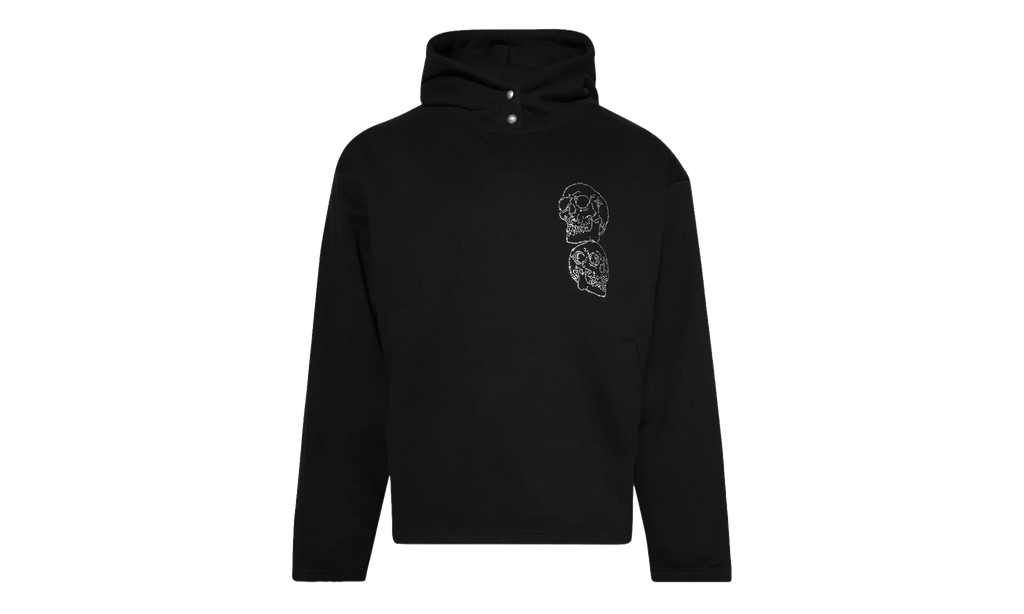 TC Angels Crystal Embellished Hoodie "Black" TC25SS2401