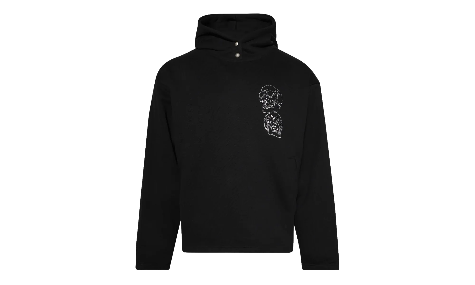 TC Angels Crystal Embellished Hoodie "Black" TC25SS2401