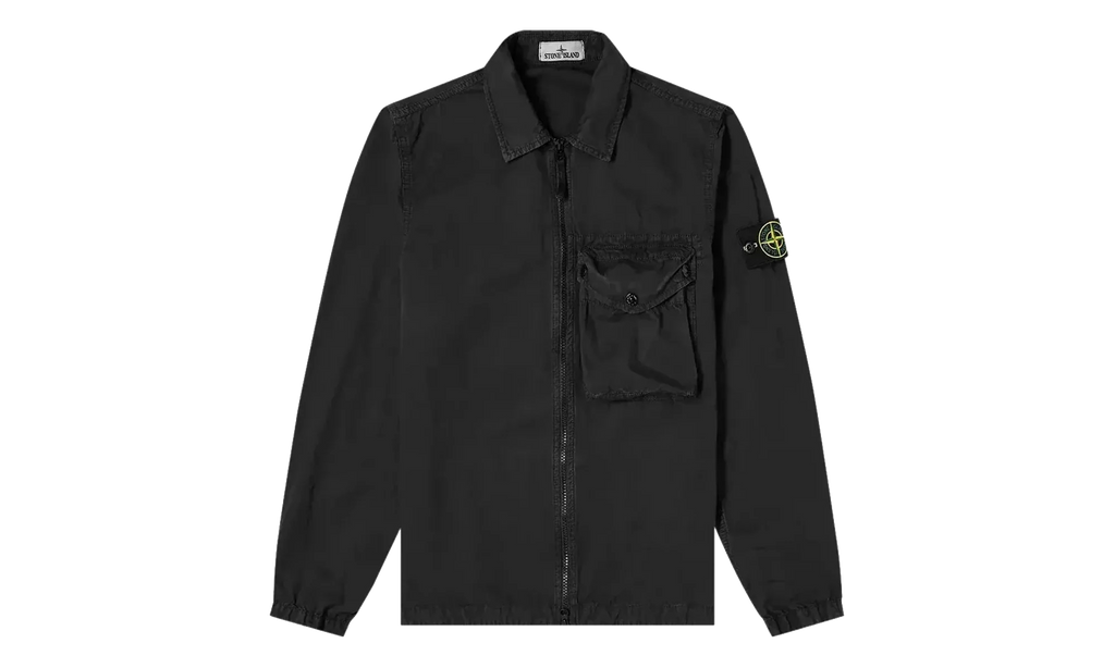 Zip Pocket Overshirt "Black" 7415117WN V0129