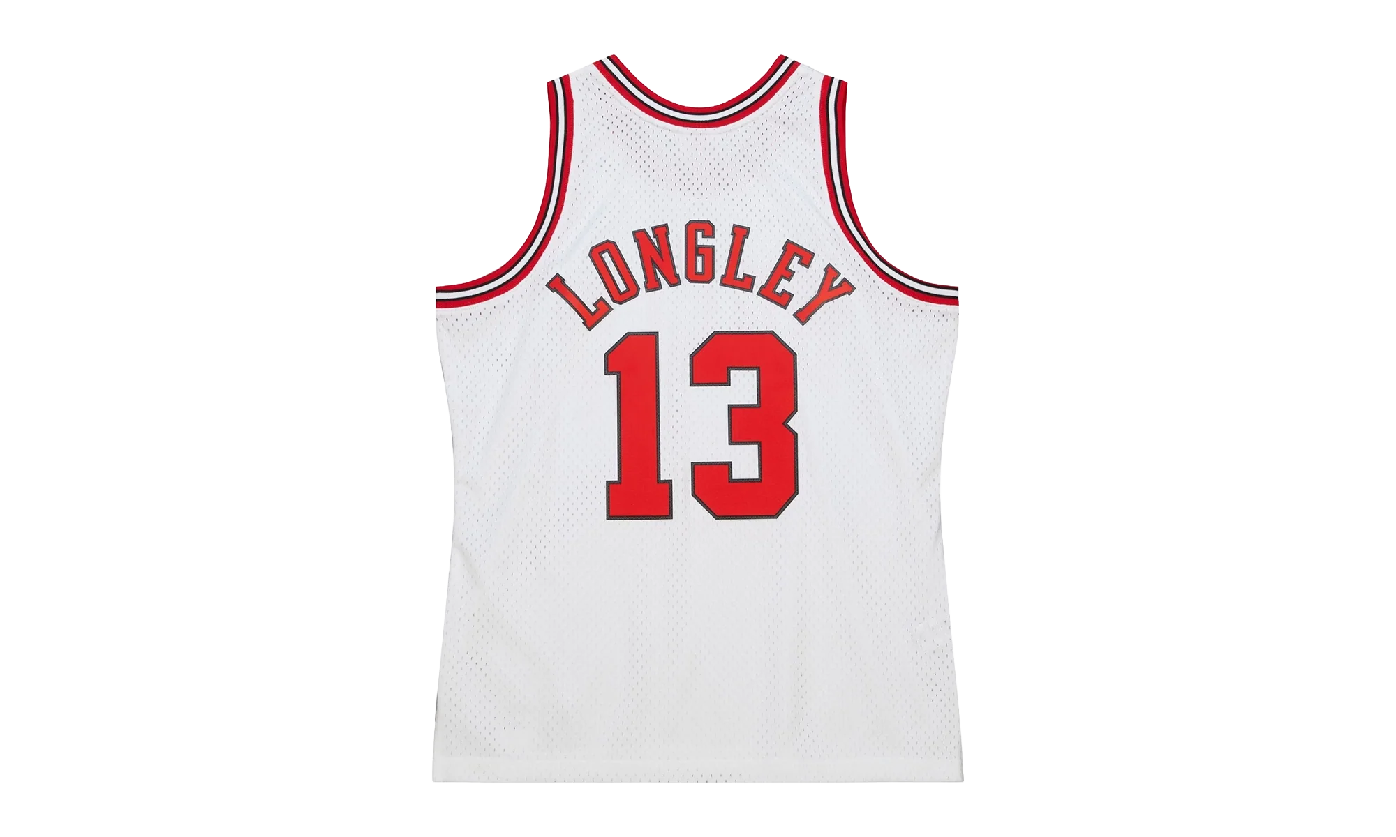 NBA Luc Longley Jersey "1997 Chicago Bulls - White" SMJY6370 CBU97LLOWHIT