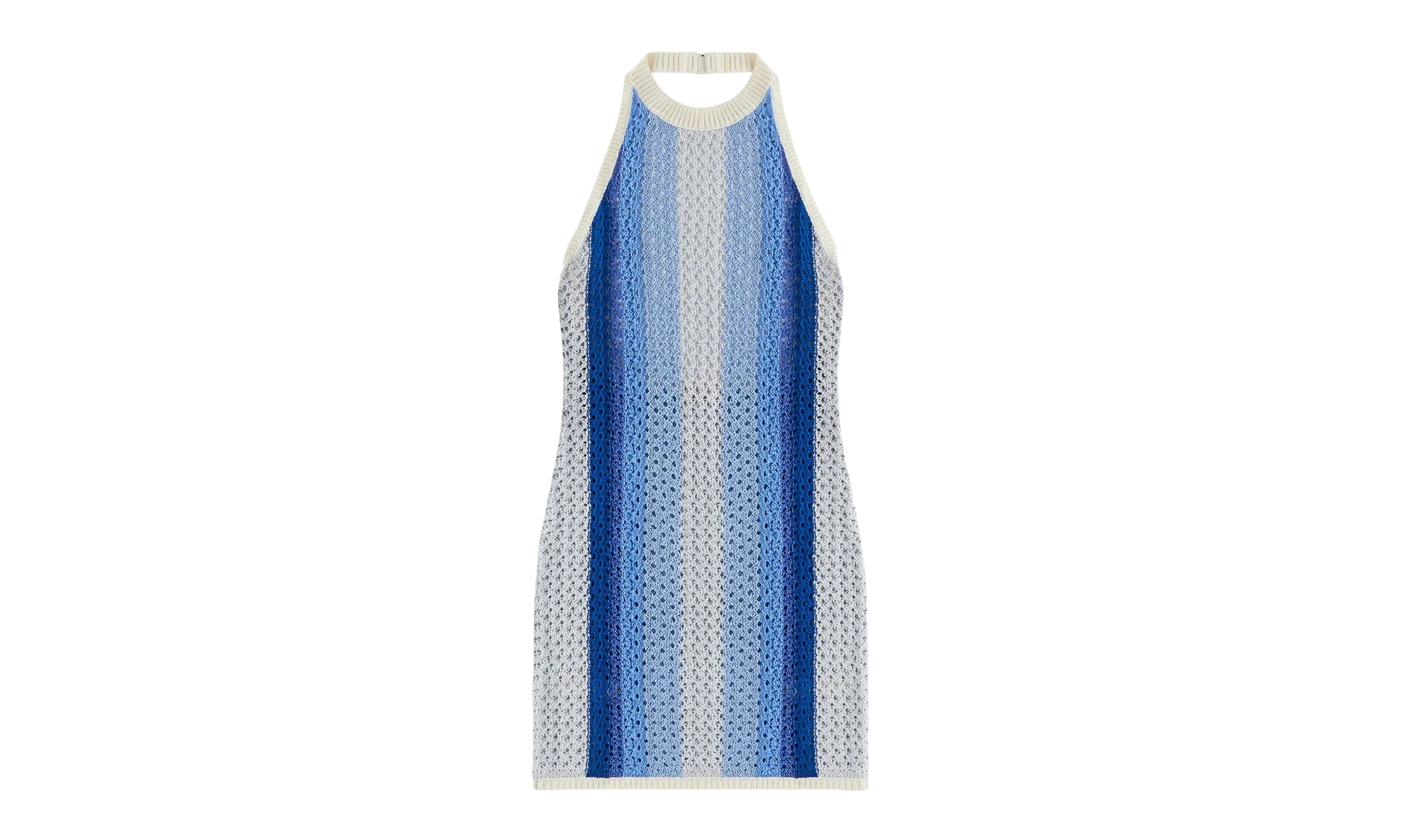 Crochet Knit Anya Mini Dress "Kyanite" KITH10
