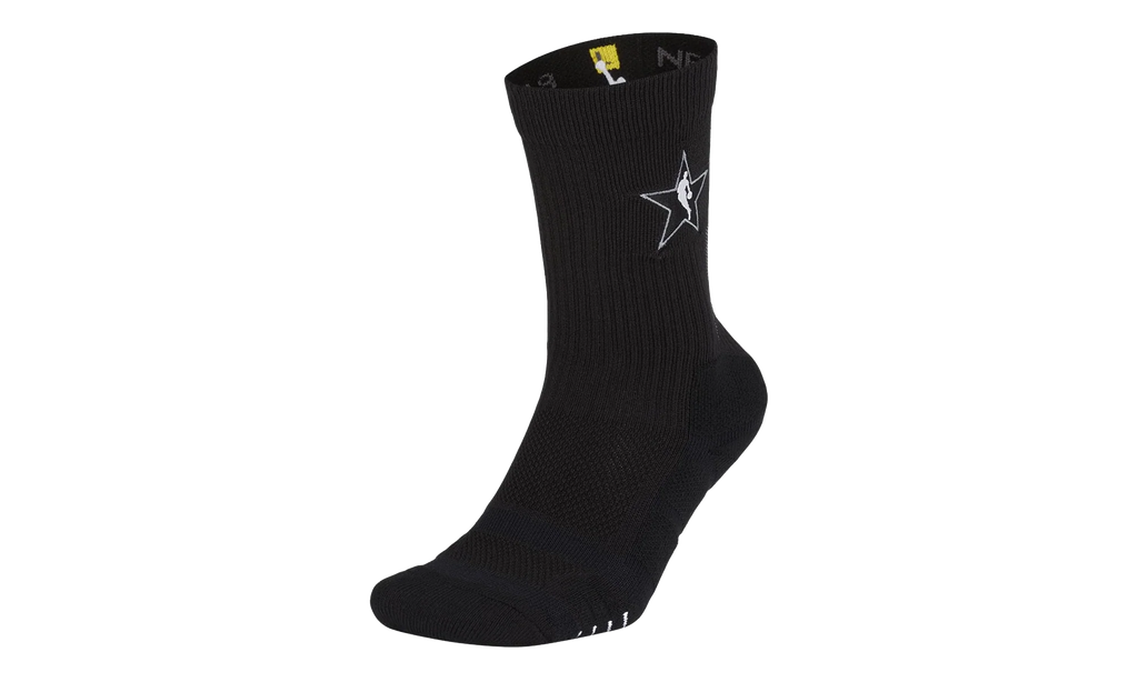 Air Jordan NBA All Star Game Elite Crew Socks "Black" SX6288 010