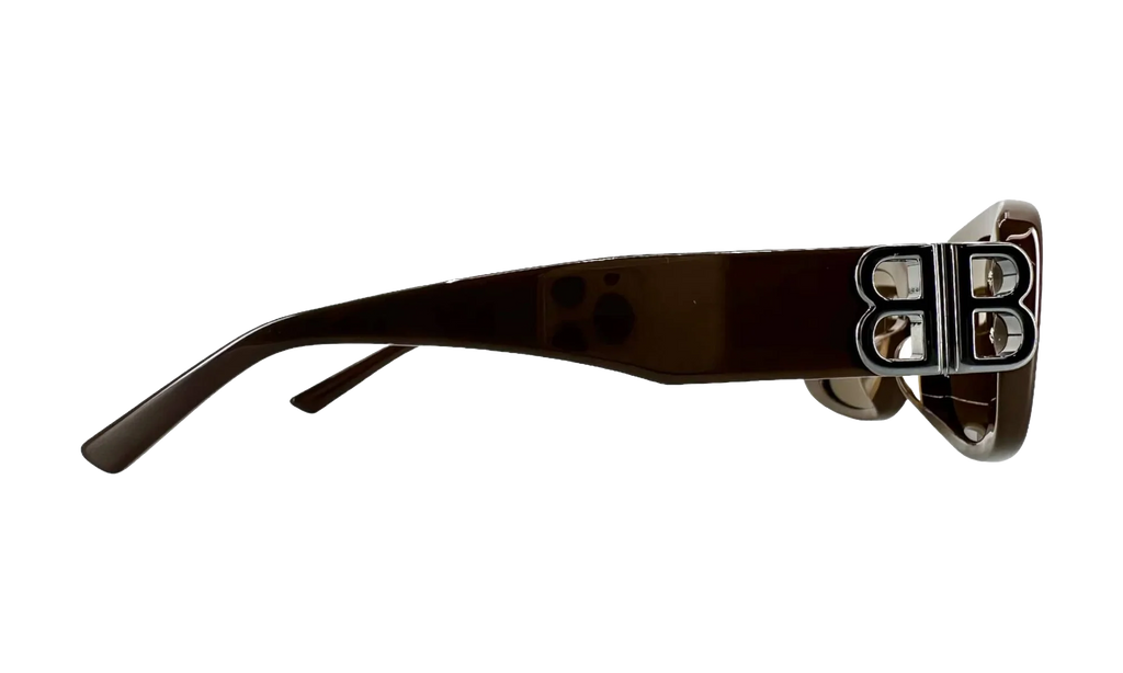 Acetate BB Hinge Oval Frame Sunglasses "Brown" BB0310SK 004