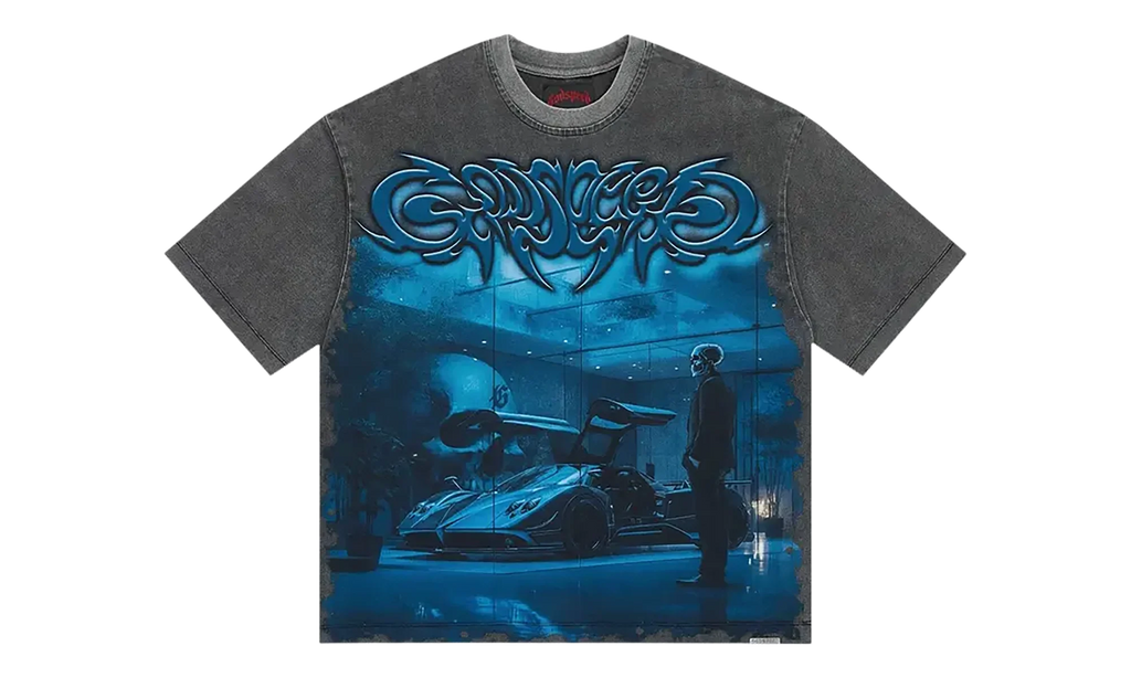 Showroom Miami Superrun T-Shirt "Grey Wash" GS180