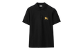 Metallic Equestrian Knight Polo Shirt "Black" 8119008
