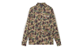 Camo Track Shirt "Military / White" PMGA104F21FAB0055601