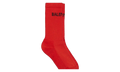 Cotton Logo Tennis Socks "Red" 181342M220005
