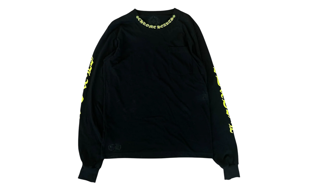 Neck Logo Longsleeve T-Shirt "Black / Yellow" CHRM0748