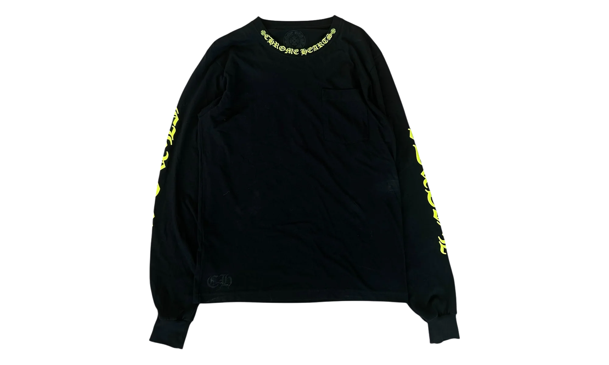 Neck Logo Longsleeve T-Shirt "Black / Yellow" CHRM0748