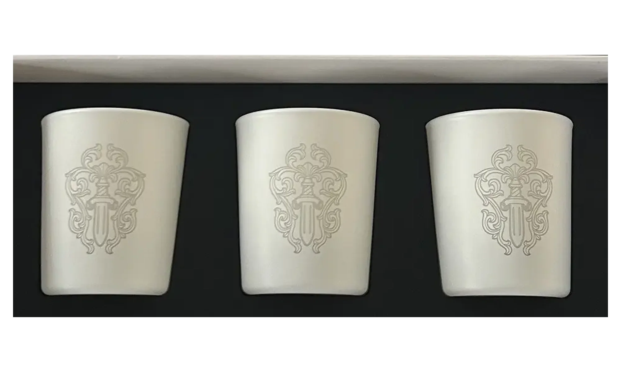 Shot Glass 22 Candle Set "White" CHRM0850