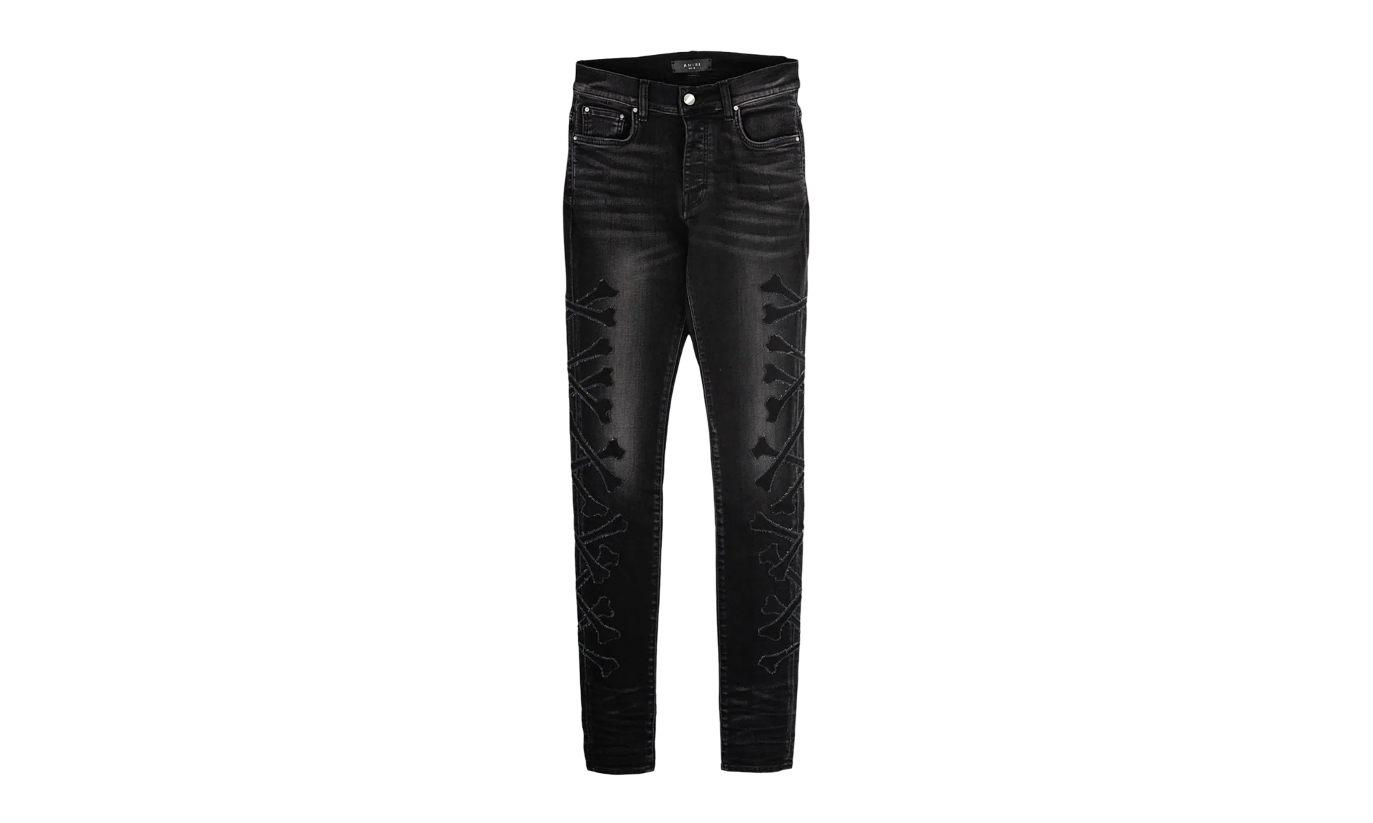 NY XO Bones Jeans "Aged Black" AMDNSY1181 023