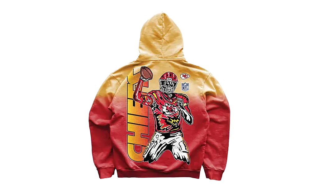 Chiefs Go Long Ombre Hoodie "Red / Yellow" WL003