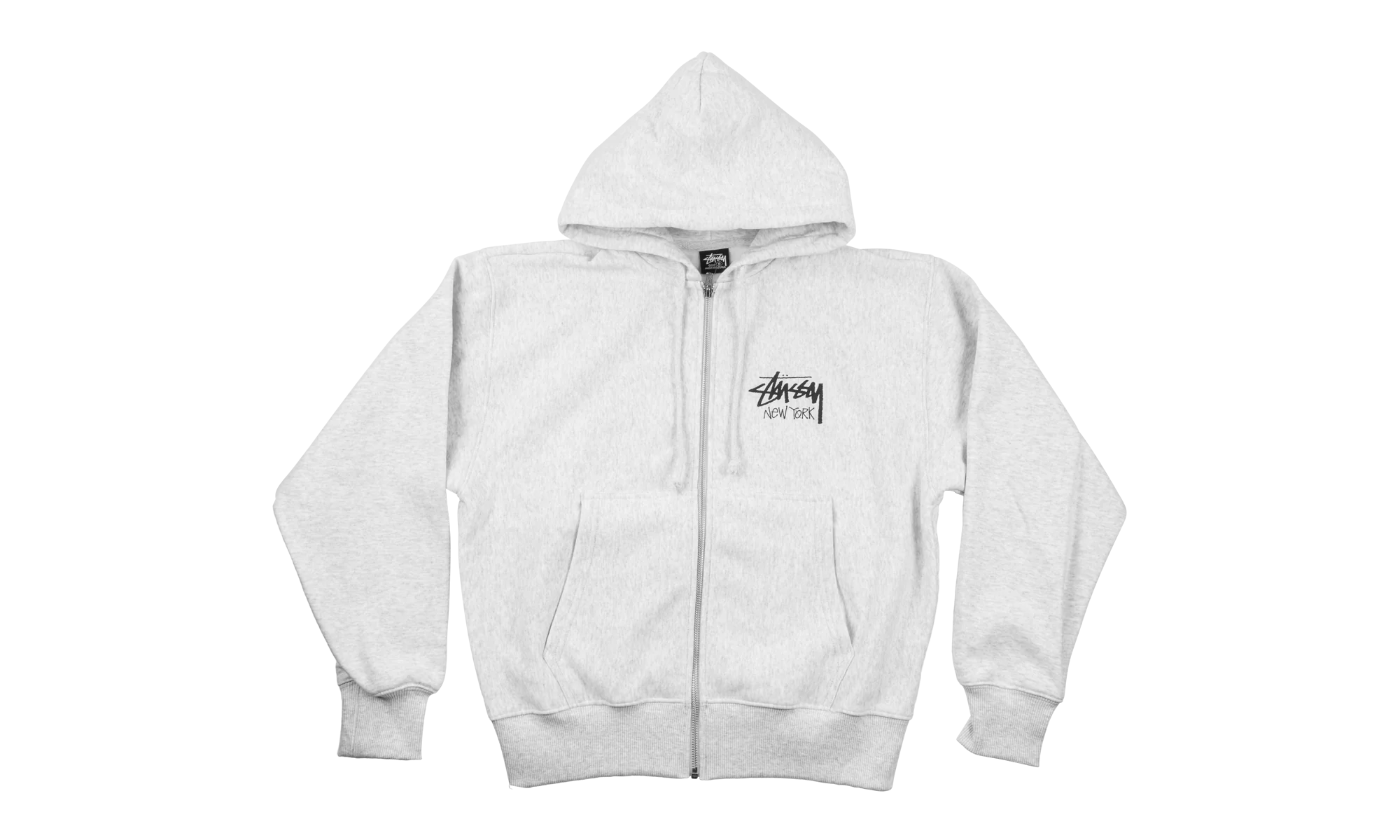 New York Chapter Hooded Zip "Ash Heather" STUS348