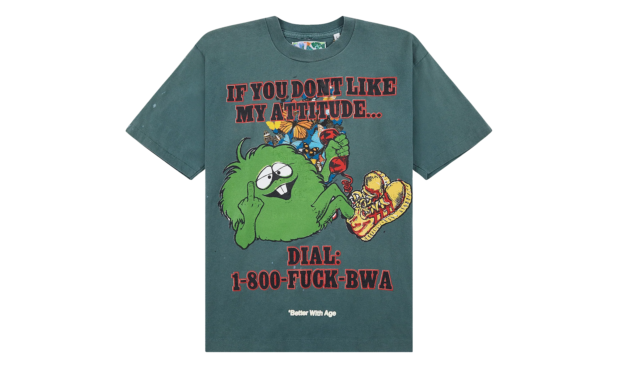 Dickhead Tee "Green" BWA61
