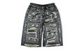 Hell Camo Denim Shorts "Black" TC25PT2202