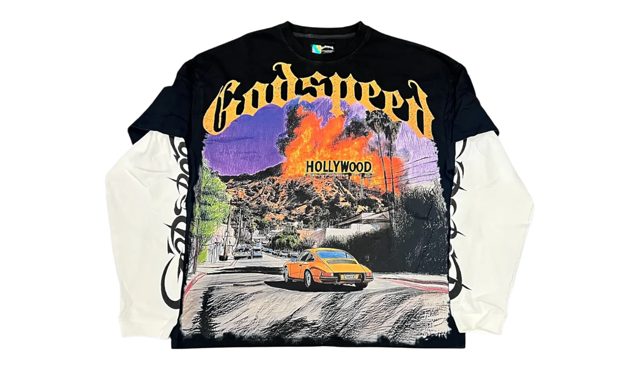 Los Scandalous Layered LS Tee "Black" GS043