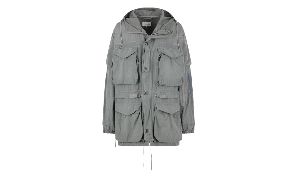 Cargo Pockets Ripstop Coat "Sage" S50AM0653M35685809