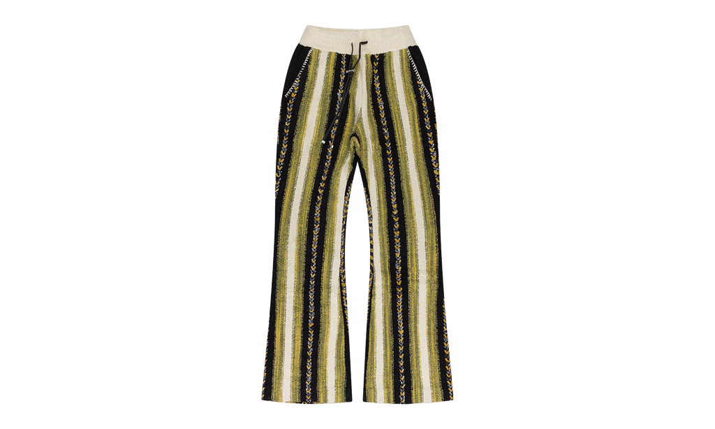 Braided Bandana Stripe Pant "Yellow" SS22MKP001_YELLOW
