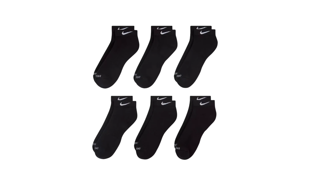 Everyday Plus Cushioned Training Low Socks (6 Pairs) "Black" SX7042 010