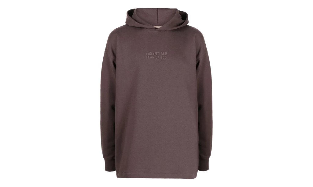 Relaxed Hooded Sweatshirt "Plum" 192BT222095F