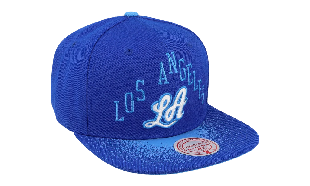 NBA Hardwood Classics Re-Take Snapback Cap "Los Angeles Lakers - Blue" 6HSSSH21339 LALBLUE