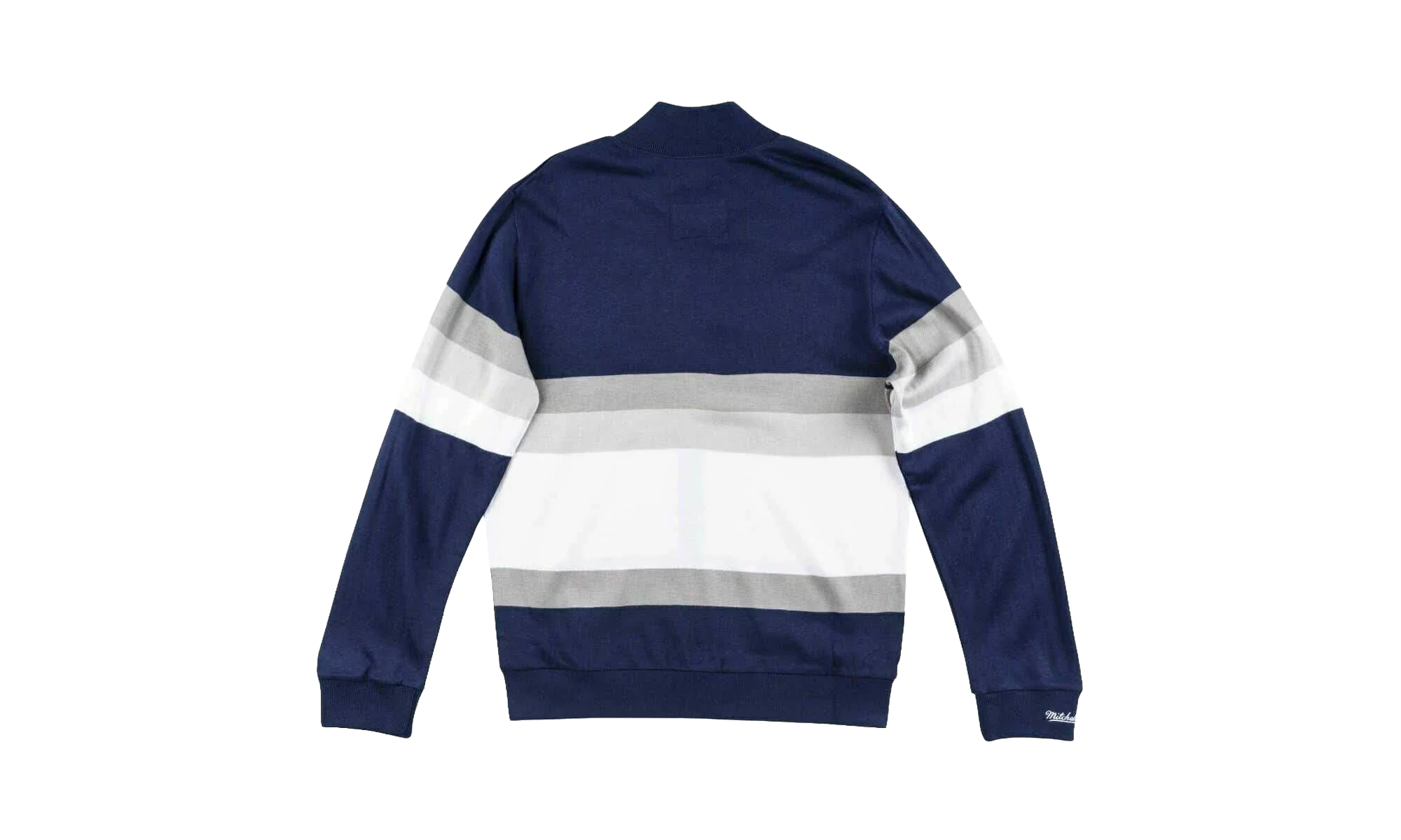 NFL Front Stripe Full Zip Sweater "Dallas Cowboys - Navy" SWTRAJ18024 DCONAVY
