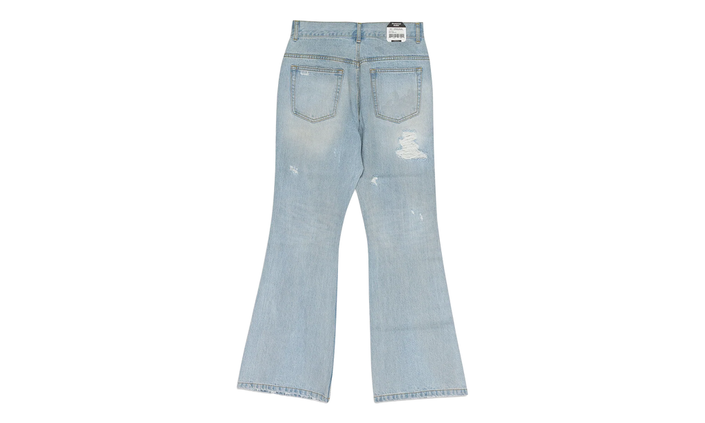 Double Closure Flared Denim "Blue" PI00002