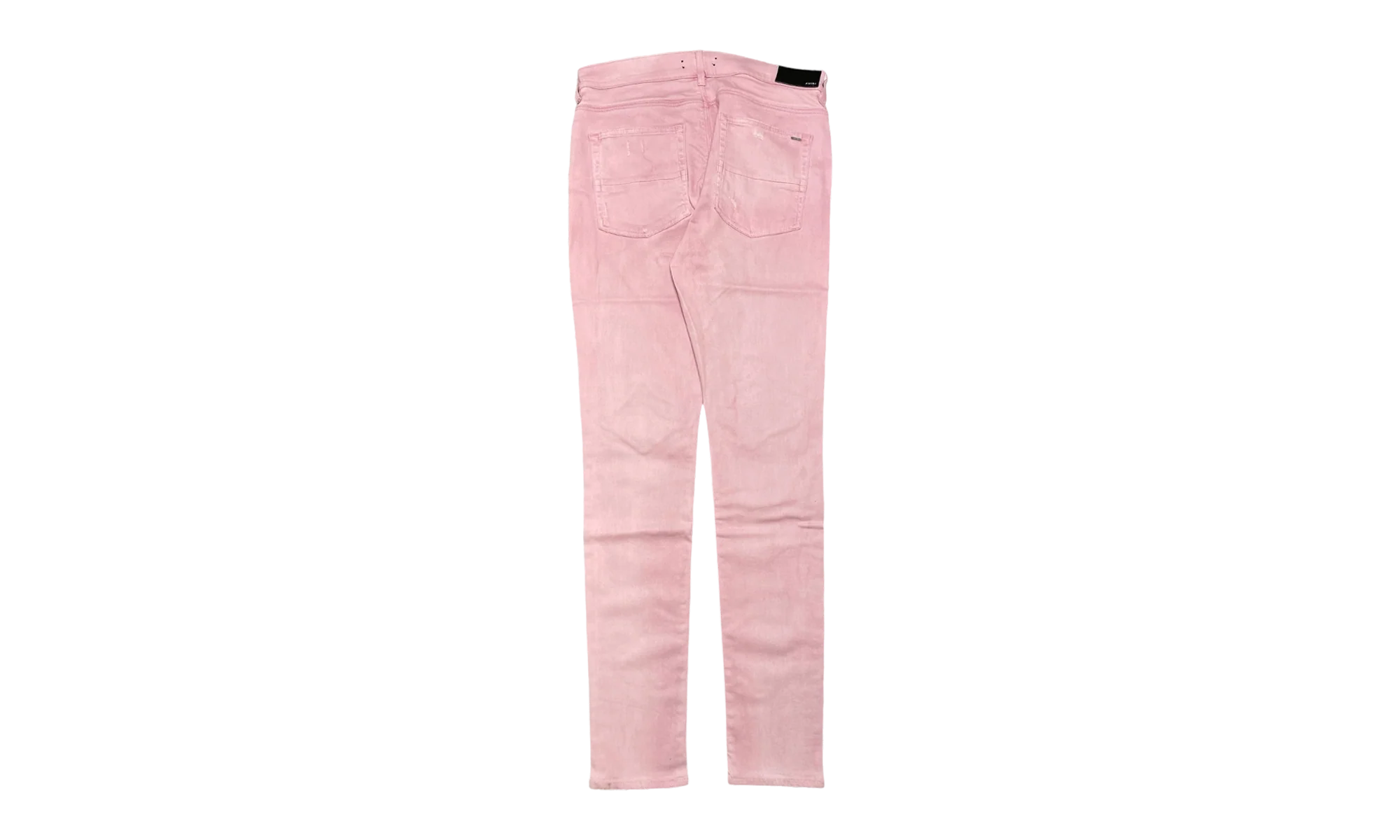 MX1 Leather Patch Sprayed Jeans "Pink White" SS23MDS013 651