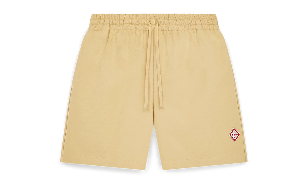 Drawstring Monogram Shorts "Yellow" MPF25 TR 287 01