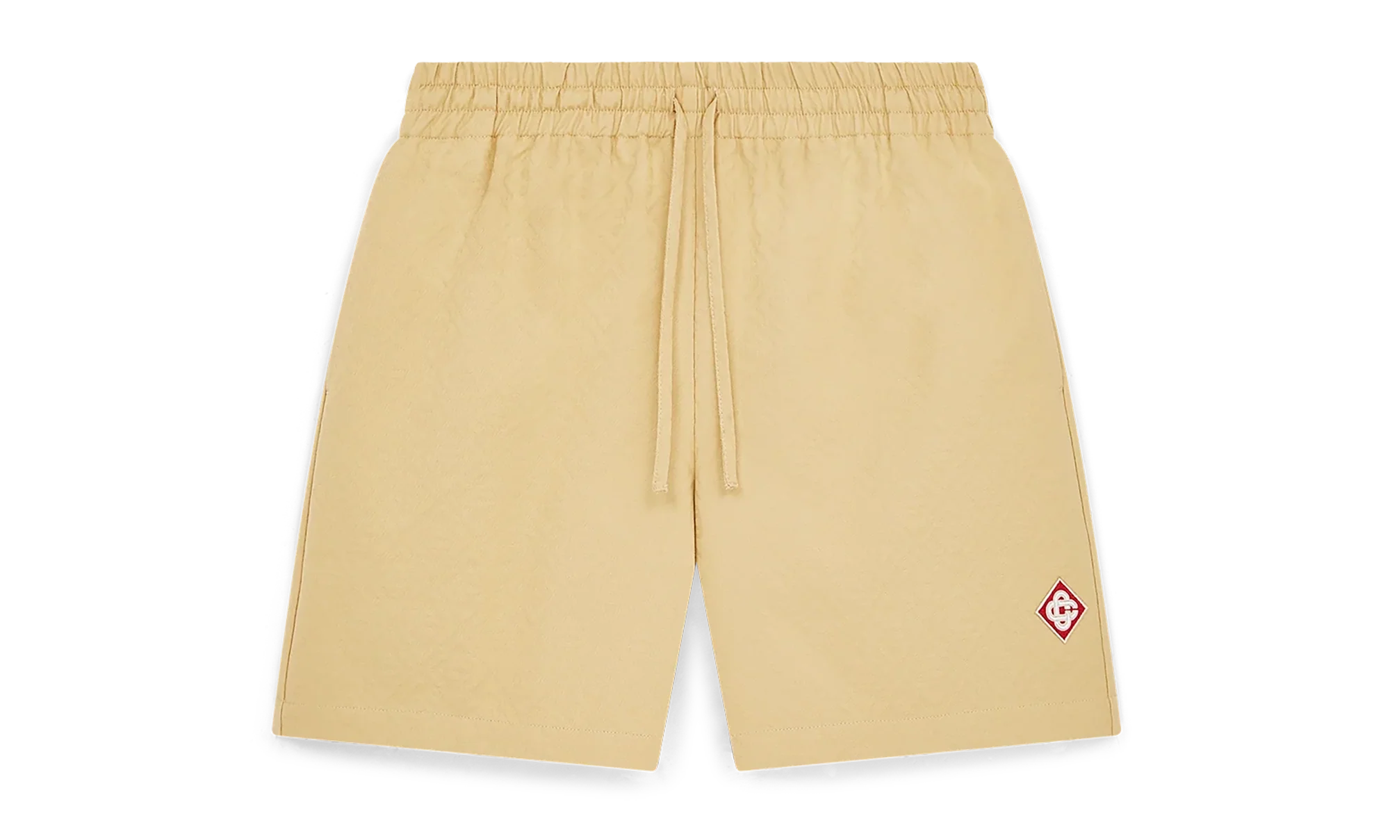 Drawstring Monogram Shorts "Yellow" MPF25 TR 287 01
