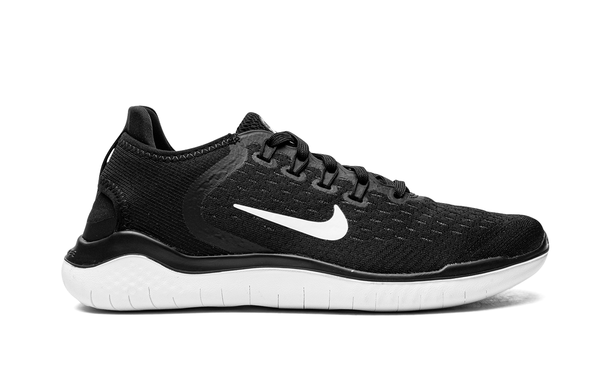 FREE RN 2018 MNS WMNS"BLACK WHITE" 942837 001