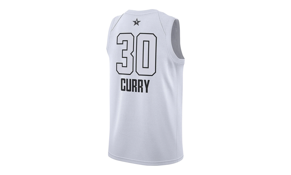 Air Jordan GS Warriors "2018 Allstar" Swingman Jersey GS "Curry - White" 9Z2B7BY4P CURRY