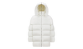 Rick Owens Woven Hooded Cyclopic Coat "Milk" MON39