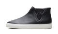 Leather High Top Trainers "Black" CHRM1173