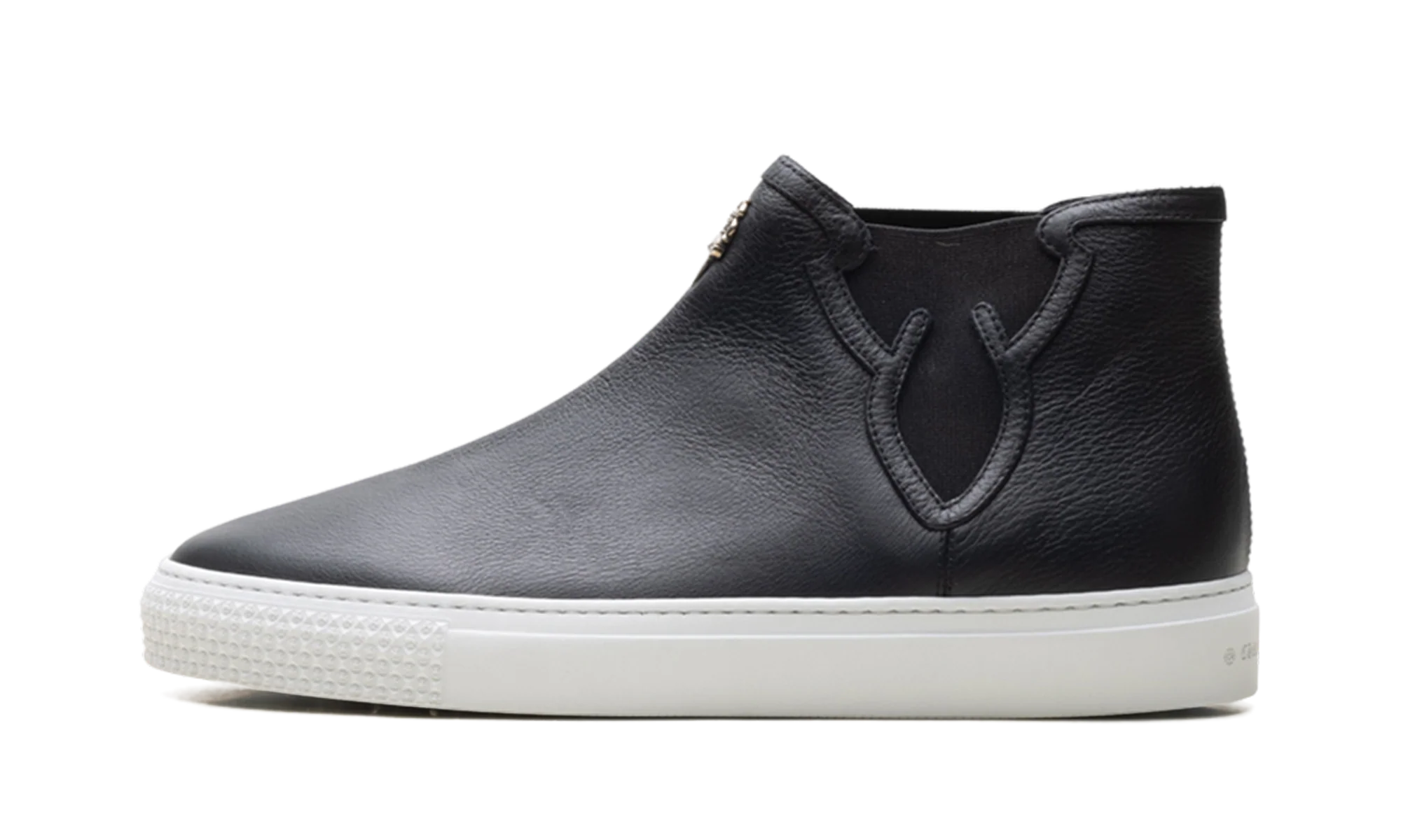 Leather High Top Trainers "Black" CHRM1173