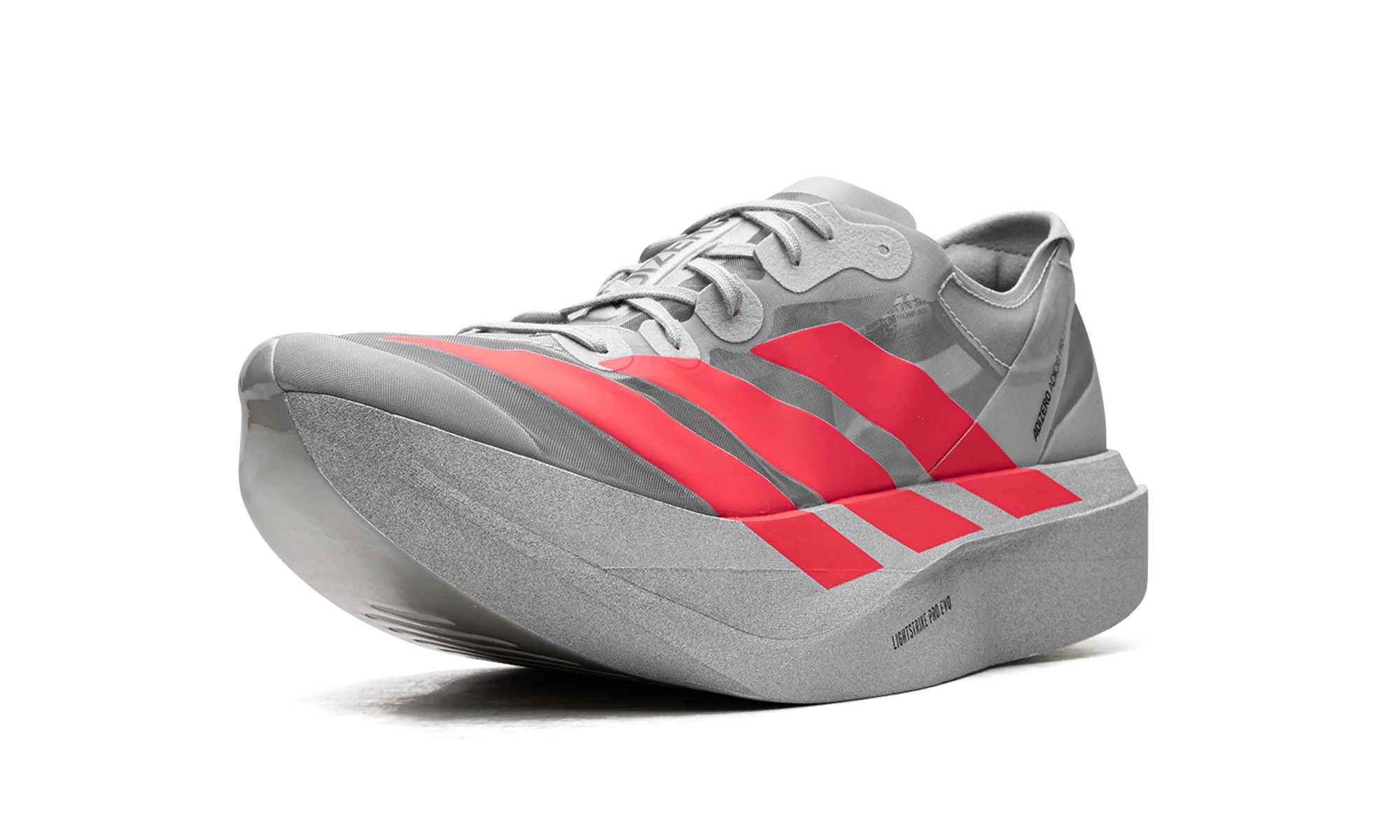 Adizero Adios Pro Evo 2 "Silver Metallic/Lucid Red/Grey Two" JR7259