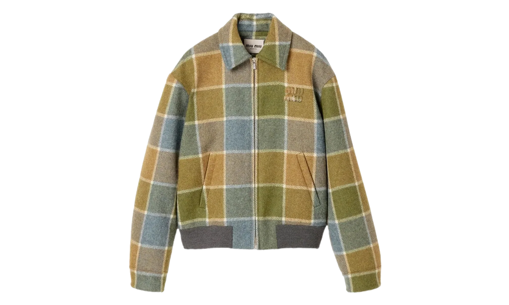 Check Padded Outerwear Jacket WMNS "Camel" ML1398 181N F0XX7