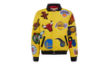 NBA Collage Wool & Leather Jacket "Yellow" NBA 101 YEL